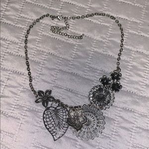 Lia Sophia flower necklace